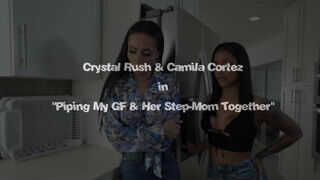 Crystal Rush és Camilla Cortez rámennek a srácra - Pornos.hu