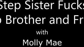 Step Siblings Caught - Molly Mae a tesóval meg a haverjával kúr - Pornos.hu