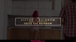 Victoria Rainbow a szívdöglesztő karcsú kicsike didkós vörös hajú milf megkúrva - Pornos.hu
