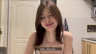 Cutie Kim a cuki 18 éves barinő háziszex videója ahol a pasijával reszel - Pornos.hu