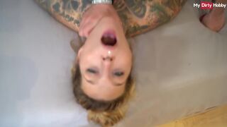 Brutális német amatőr milf orálozza a nagyméretű fasznak