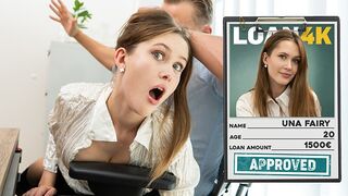 Rossz fiatalasszony Una Fairy megbüntetve a hitelkezelő által